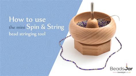 How To Use The Beadsmith Mini Spin And String Bead Stringing Tool Youtube