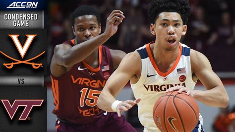 Virginia Vs Virginia Tech Condensed Game Acc Basketball