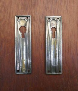 2 anciennes entrees cle art deco pour porte meuble, en metal en France ...