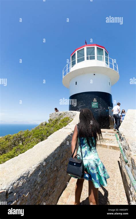 Cape Point lighthouse, Cape peninsula,Western Cape, South Africa Stock ...