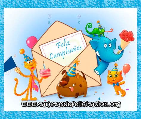 Tarjetas De Cumpleaños Para Niños Tarjetas De Felicitación