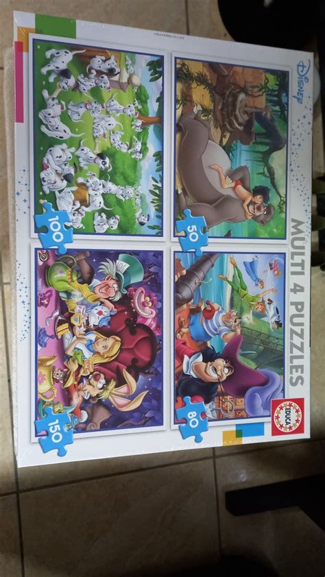 4 Puzzles Disney En 1 Disney Beebs