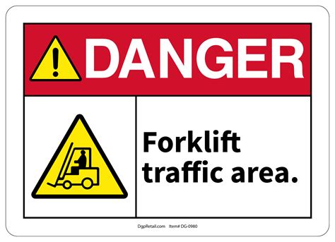 Forklift Traffic Sign