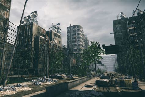 Abandoned Post Apocalyptic City Pack D Urban Unity Asset Store