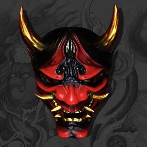 Japanese Hannya Cosplay Mask Oni Yokai Anime Mask Agrohortipbacid