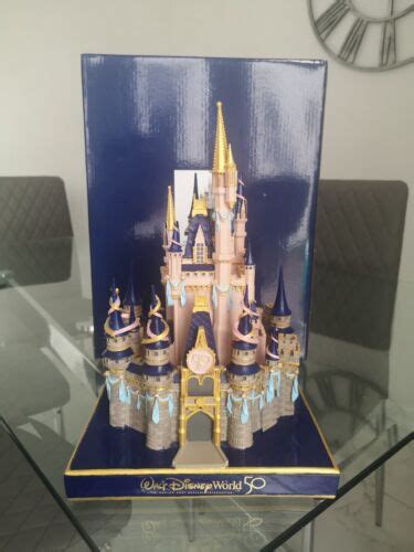 Walt Disney World Parks 50th Anniversary Cinderella Castle Figurine