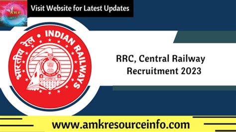 RRC Central Railway Apprentice Recruitment 2023 Notification Released