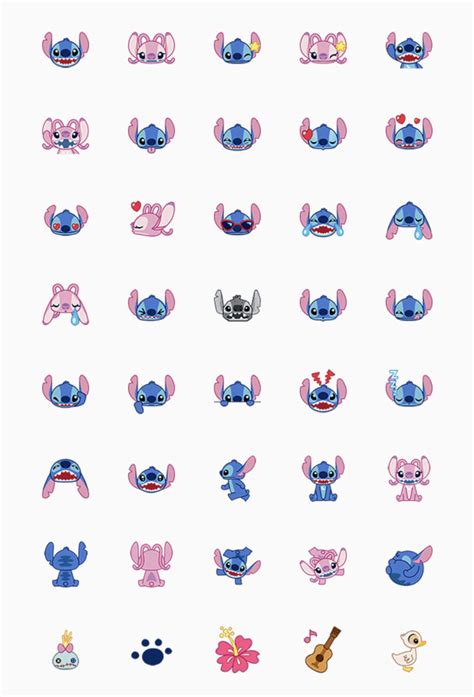 Stitch Emoji Wallpaper