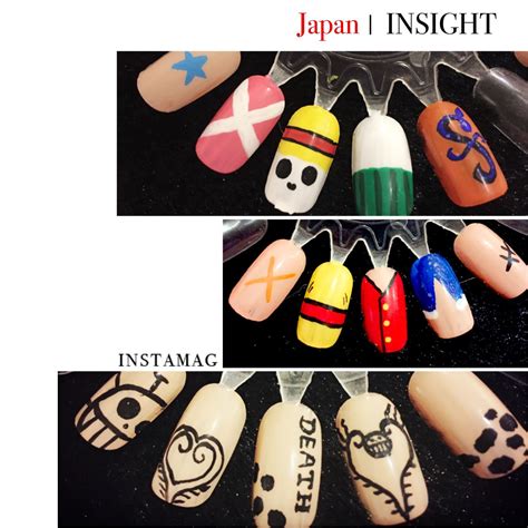 one piece nail art tutorial | สีเล็บ, ไอเดียแต่งเล็บ, เล็บเจล
