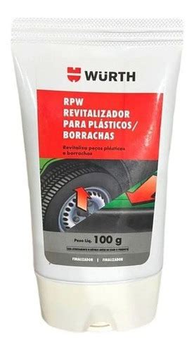 Revitalizador De Plásticos E Borrachas Rpw Wurth 100g Parcelamento