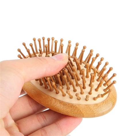 Wooden Massage Comb Mini Comb Massage Hair Brush Handleless Etsy