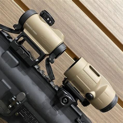 Sig Sauer Romeo MSR Red Dot Juliet Flip Over Magnifier 3X Combo FDE