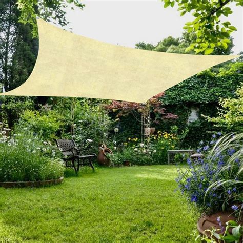 Garden Backyard Sun Shade Sail Sunshade UV Protect... – Grandado
