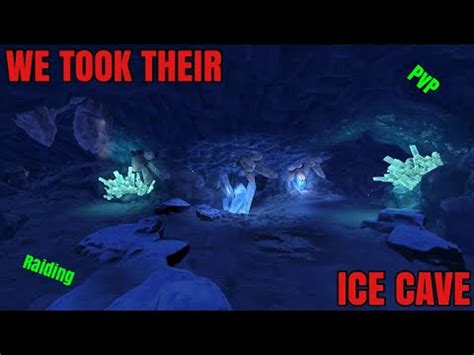 We Took Their Ice Cave Ark Survival Evolved Youtube