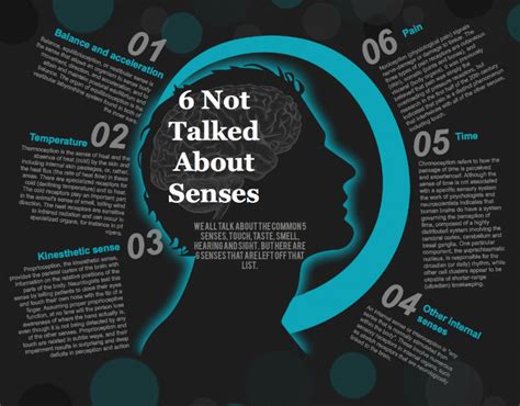 6 Talked About senses - Infographic Facts