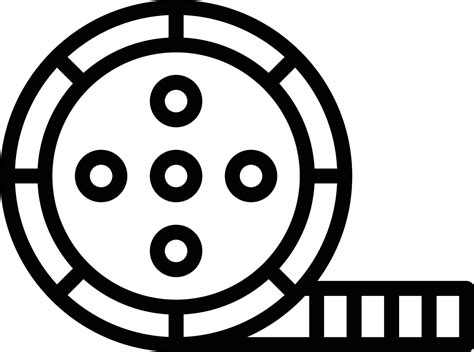 Film Reel Vector Icon 36416222 Vector Art At Vecteezy