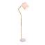 Globo Lighting Lampadaire M Tal Rose Vif H Cm Abat Jour Rose