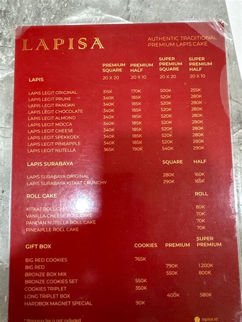 LAPISA MEGA MALL Batam Center Restaurant Reviews Photos Phone