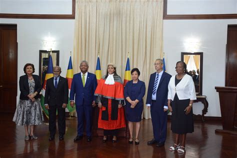 SeychellesStateHouse On Twitter Justice Madeleine Sworn In As Puisne