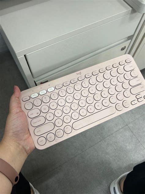 Logitech Pebble Keyboard (Pink), Computers & Tech, Parts & Accessories, Computer Keyboard on ...