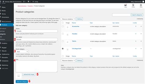 Zarządzanie kategoriami produktów w WooCommerce PrestaPRO