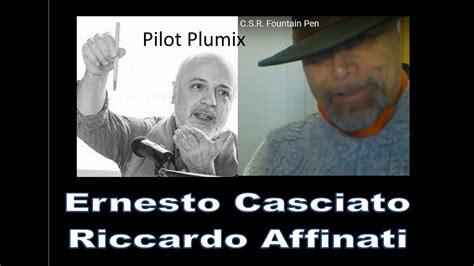 Pilot Plumix Stilografica Riccardo Affinati Ernesto Casciato CSI