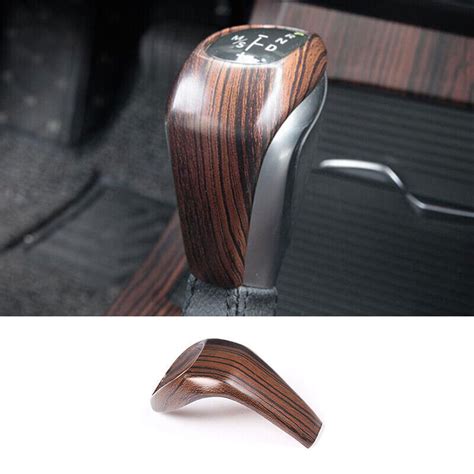 For Bmw Series Touring Wood Grain Gear Shift Knob Shifter