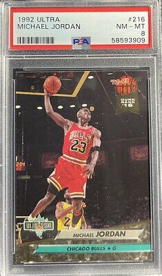 1992 93 Fleer ULTRA NBA JAM SESSION STAMP MICHAEL JORDAN CHICAGO BULLS