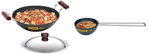 Buy Hawkins Futura Small Tadka Pan Hard Anodised Spice Heating Pan