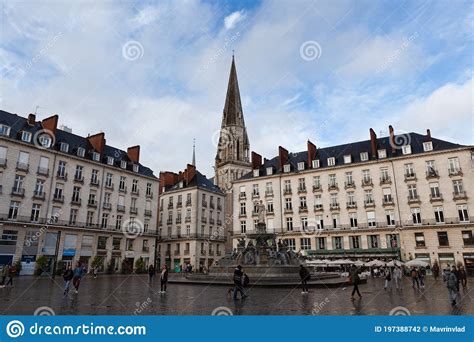 Place Royale Nantes France Editorial Photography Image Of City