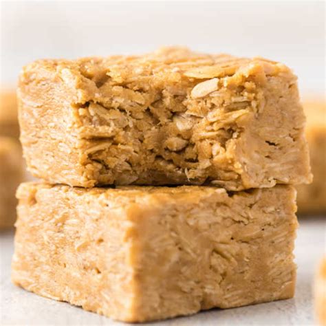 No Bake Peanut Butter Oat Bars Eating On A Dime