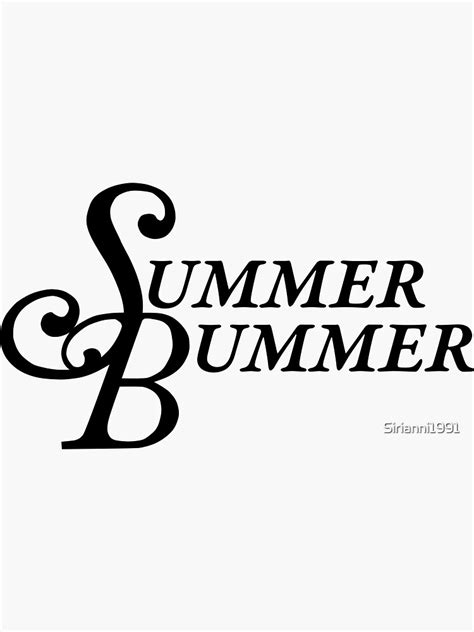 "Bummer" Sticker by Sirianni1991 | Redbubble