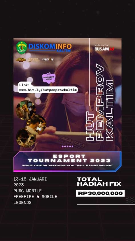 Semarakkan Hut Pemprov Ke 66 Diskominfo Kaltim Gelar Turnamen Esport Berhadiah Rp30 Juta