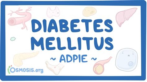 Diabetes Mellitus Dm Nursing Process Adpie Osmosis Video Library