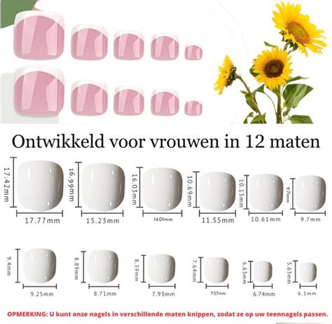 Set Van Valse Teennagels Franse Wit En Nude Roze Korte Vierkante