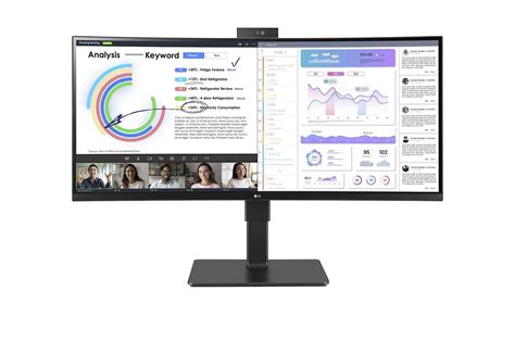 LG 34BQ77QC: 34-inch UltraWide™ WQHD (3440x1440) IPS Monitor with Built-in Webcam & Mic | LG ...