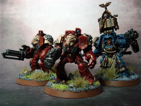 Blood Ravens Librarian Space Marines Terminator Armor Warhammer