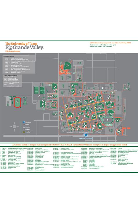 Utrgv Edinburg Map Yes University Drivehwy 107 5th Street Sugar