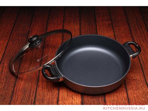 Алюминиевый сотейник с алмазным покрытием, с двумя ручками и крышкой, 3 ...