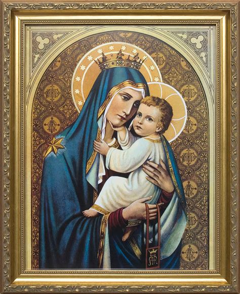 Our Lady Of Mt Carmel Framed Art Catholic To The Max Online