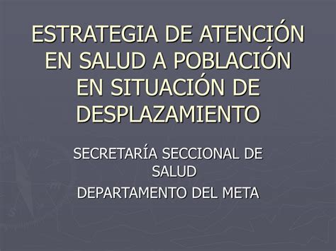 Ppt Secretar A Seccional De Salud Powerpoint Presentation Free