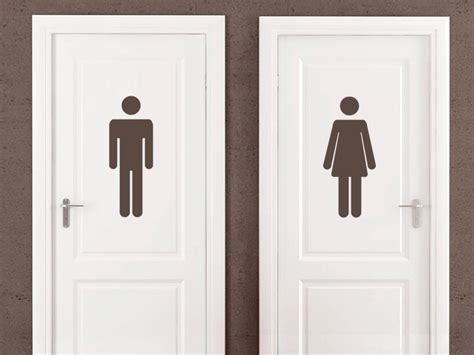 Sticker WC Homme Et Femme Magic Stickers