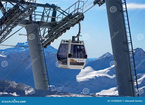 Mountain Ranges. Ski Piler. Cabin Cableway. Snowboarding and Skiing ...