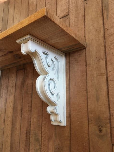 Large Rustic Corbel Shelf You Pick The Design Etsy Corbel Shelf