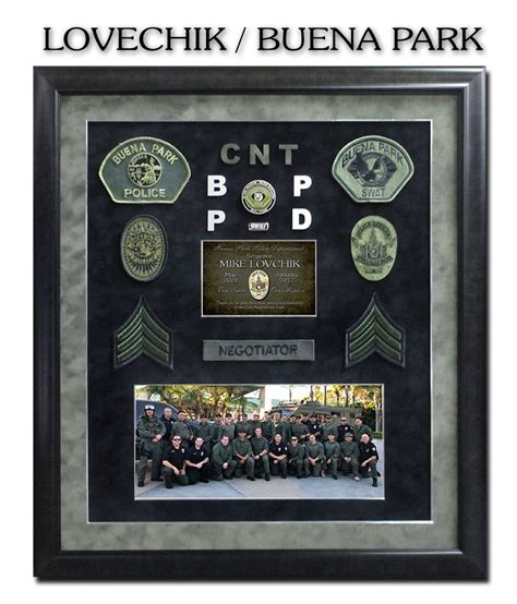 Buena Park Swat Presentation From Badge Frame For Lovechik Swat