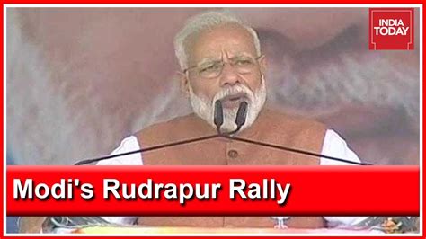 Pm Modi S Rudrapur Election Rally Uttarakhand Deserves A Govt That Walks The Talk Full