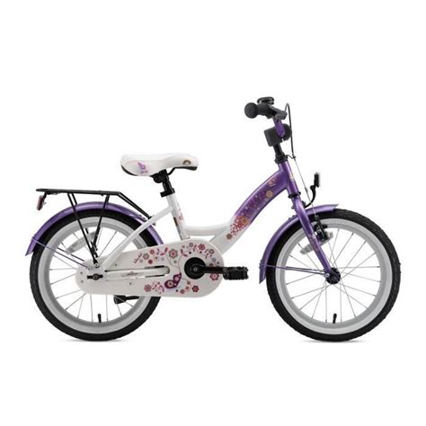 V Lo Pour Enfants Bikestar Pouces Lilas Blanc Freins