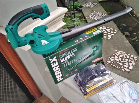 Brand New Gardenline Ferrex 20v Li Ion Cordless Portable Leaf Blower Australian Products