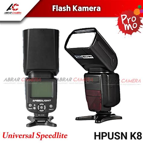 Jual Flash Kamera Universal Speedlite HPUSN K8 For Canon Nikon Lighting