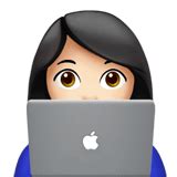 Woman Technologist Emoji With Light Skin Tone Meaning